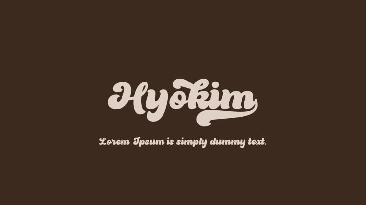 Hyokim Font
