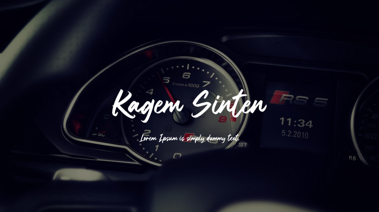 Kagem Sinten Font
