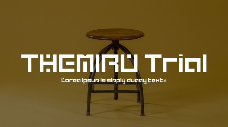 THEMIRU Trial Font