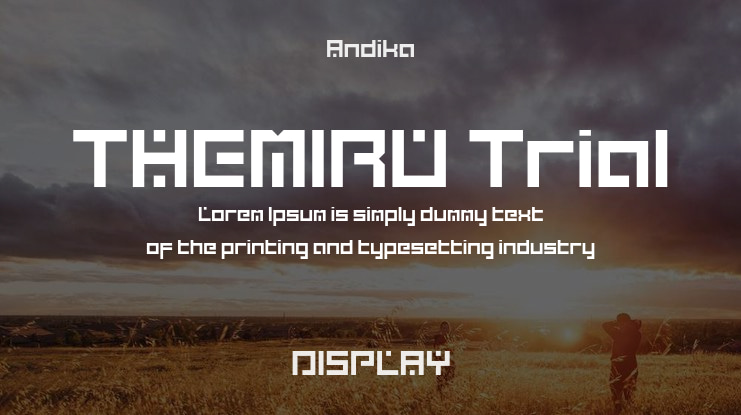 THEMIRU Trial Font