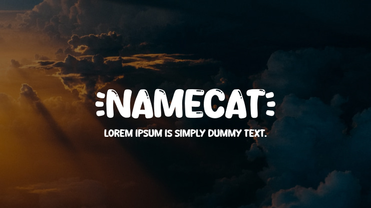 Namecat Font