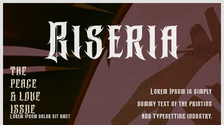 Riseria Font
