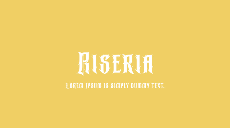 Riseria Font