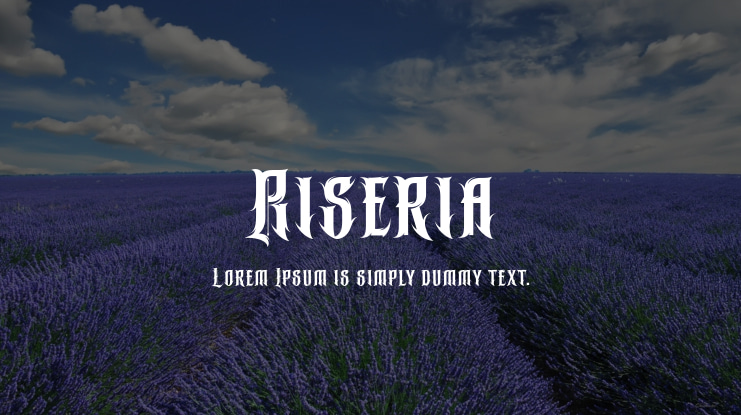 Riseria Font