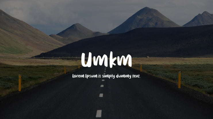 Umkm Font