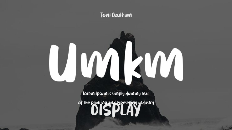 Umkm Font
