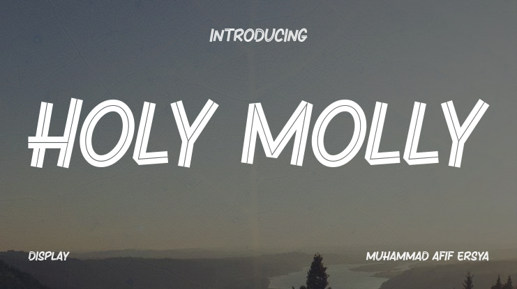 Holy Molly Font