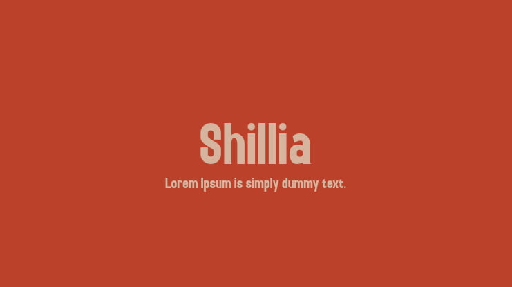 Shillia Font