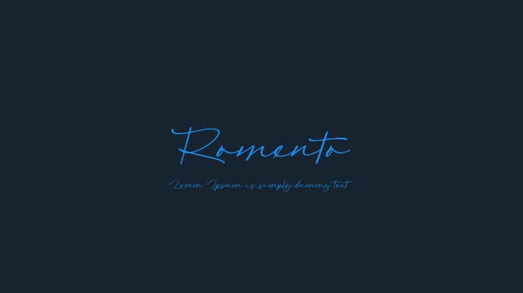 Romento Font