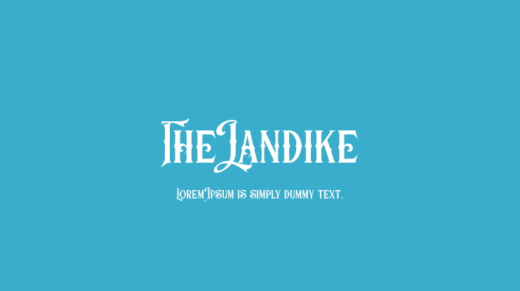The Landike Font
