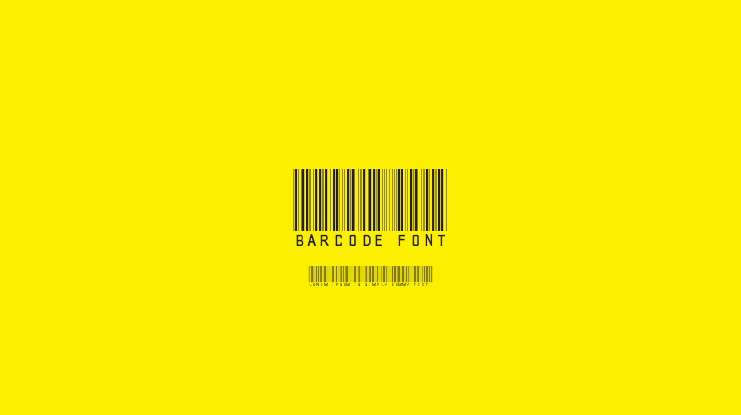 Barcode Font