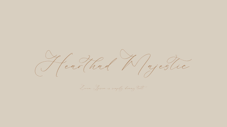 Hearthad Majestic Font