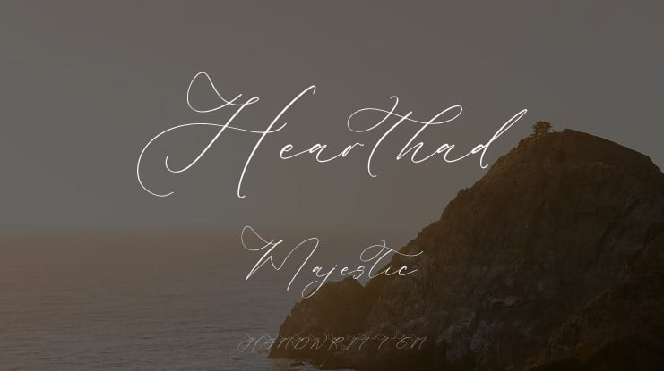 Hearthad Majestic Font