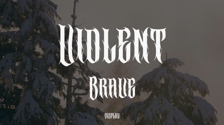 Violent Brave Font
