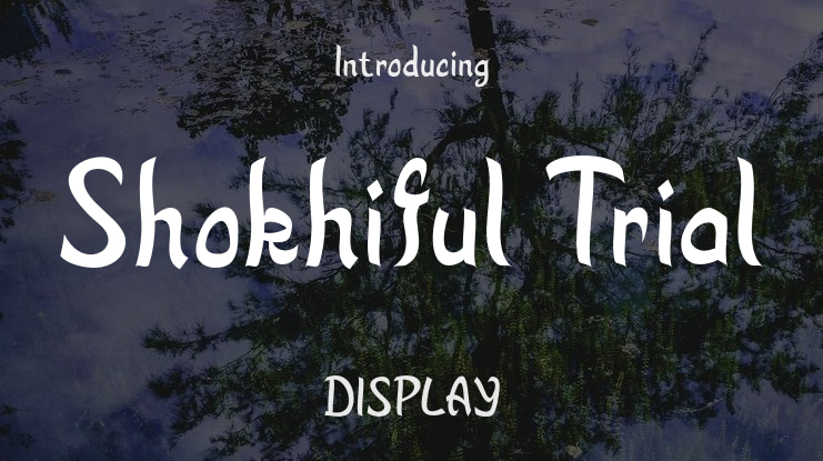 Shokhiful Trial Font