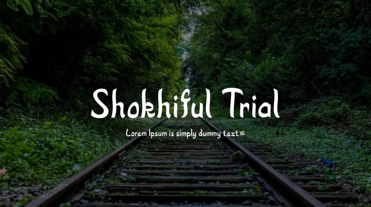 Shokhiful Trial Font