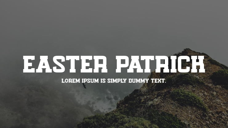 Easter Patrick Font