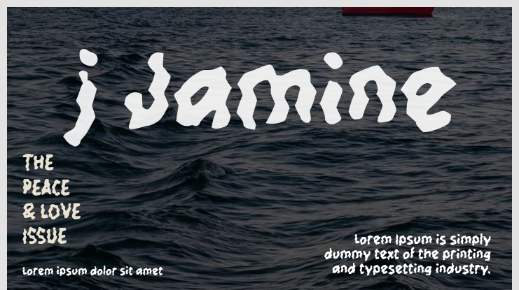 j Jamine Font