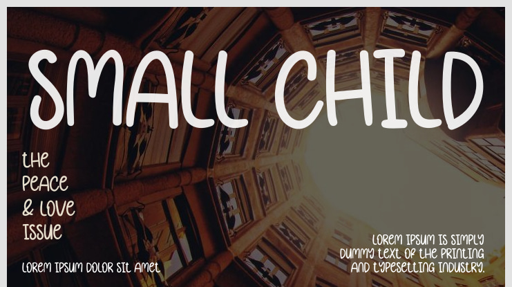 Small Child Font