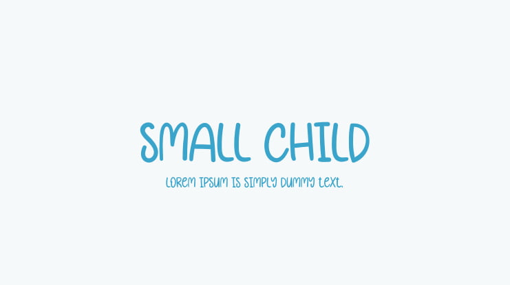 Small Child Font