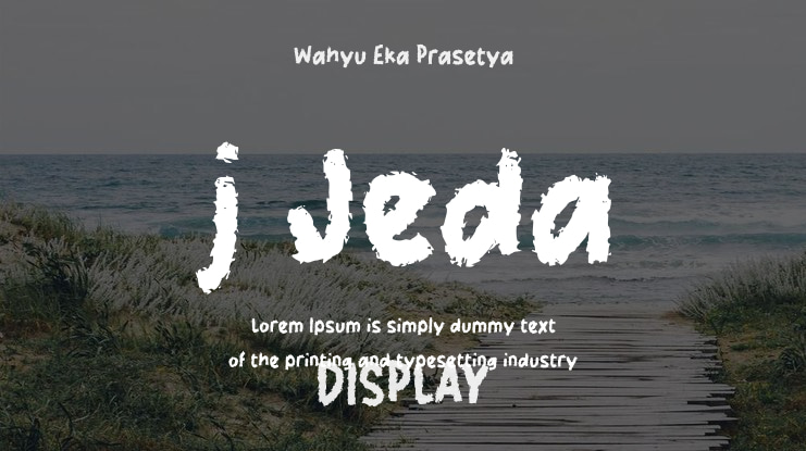 j Jeda Font