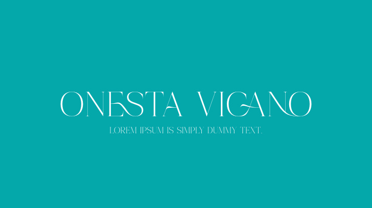 Onesta Vigano Font