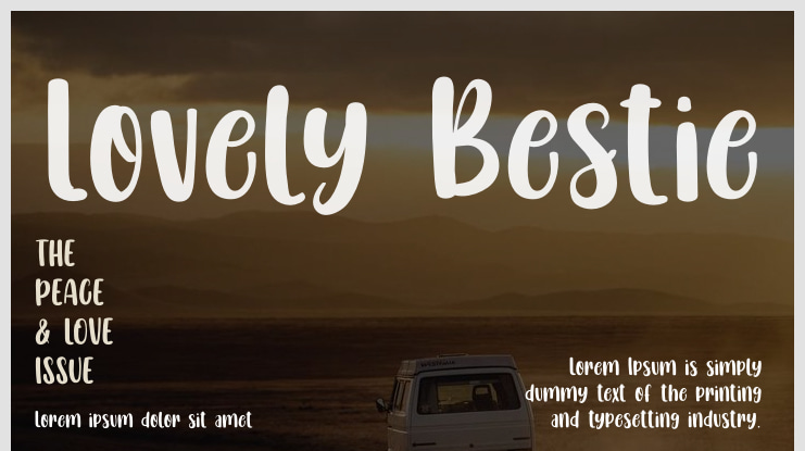 Lovely Bestie Font