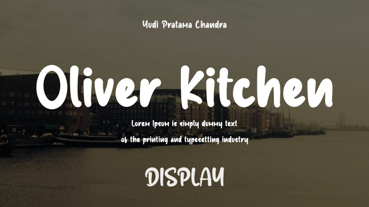 Oliver Kitchen Font