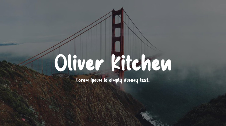 Oliver Kitchen Font