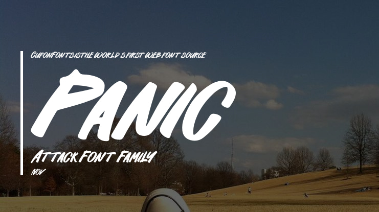Panic Attack Font