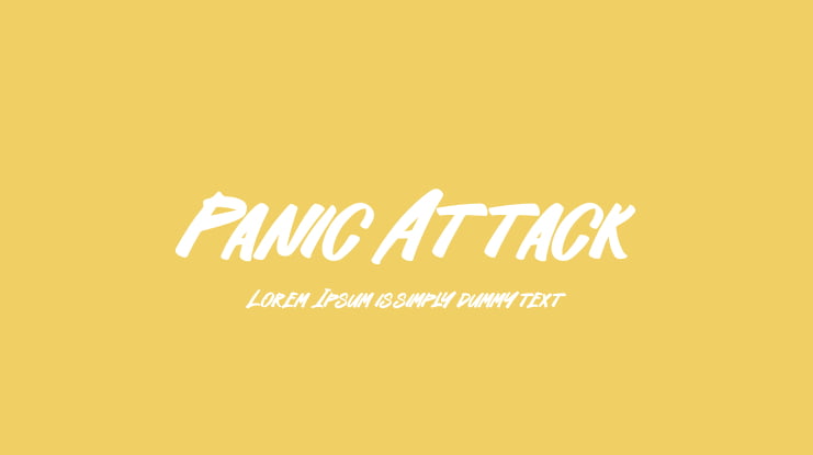 Panic Attack Font