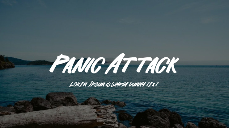 Panic Attack Font