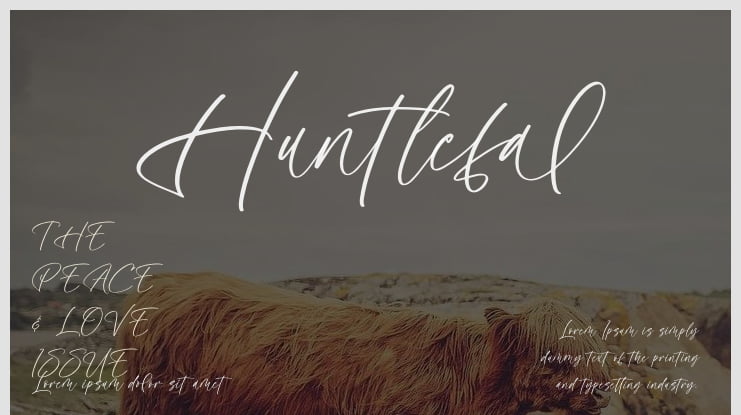 Huntlefal Font