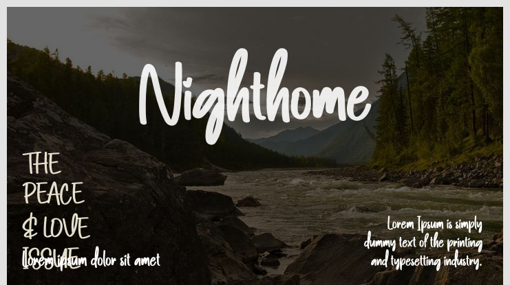 Nighthome Font