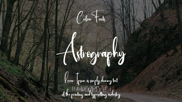 Astrography Font