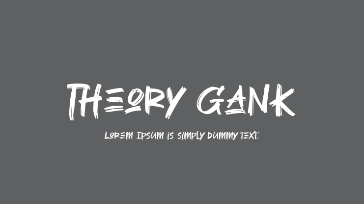 Theory Gank Font