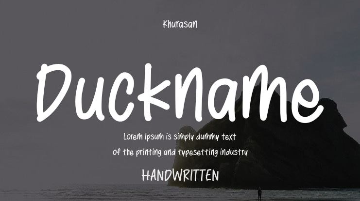 Duckname Font