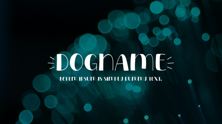 Dogname Font