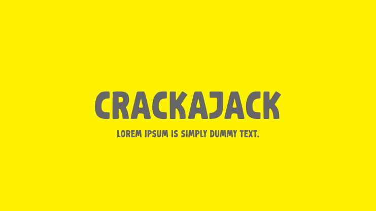 Crackajack Font