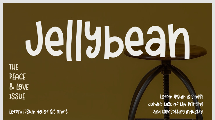 Jellybean Font