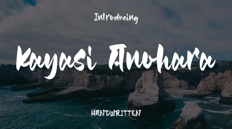 Kayasi Anohara Font