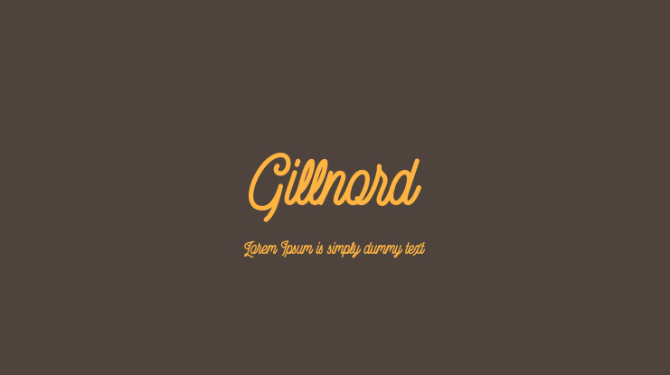 Gillnord Font