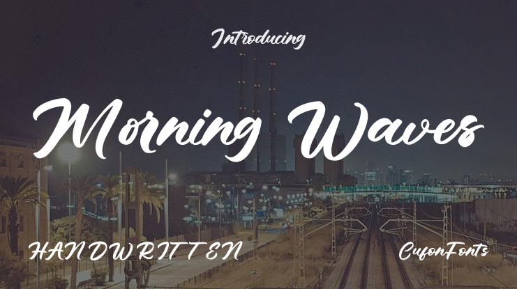 Morning Waves Font