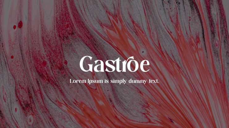 Gastroe Font