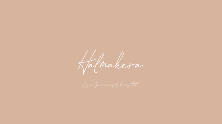 Halmahera Font