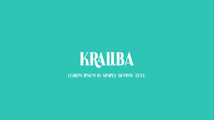 Kraliba Font