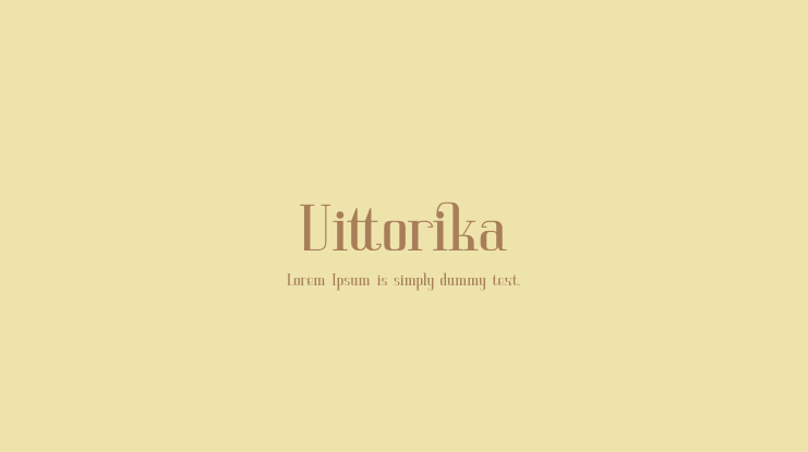 Vittorika Font