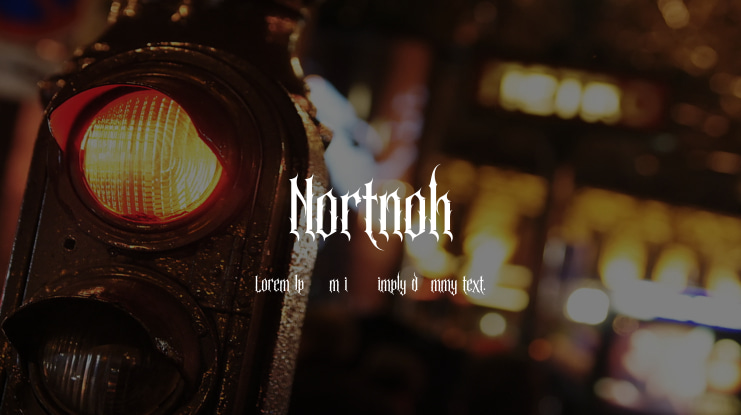 Nortnoh Font