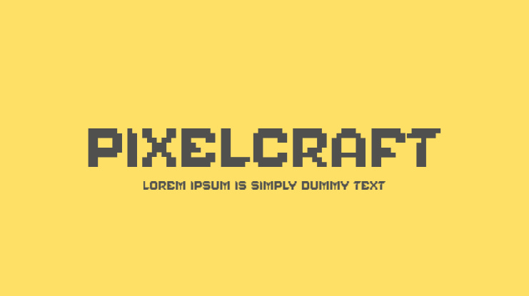 Pixelcraft Font