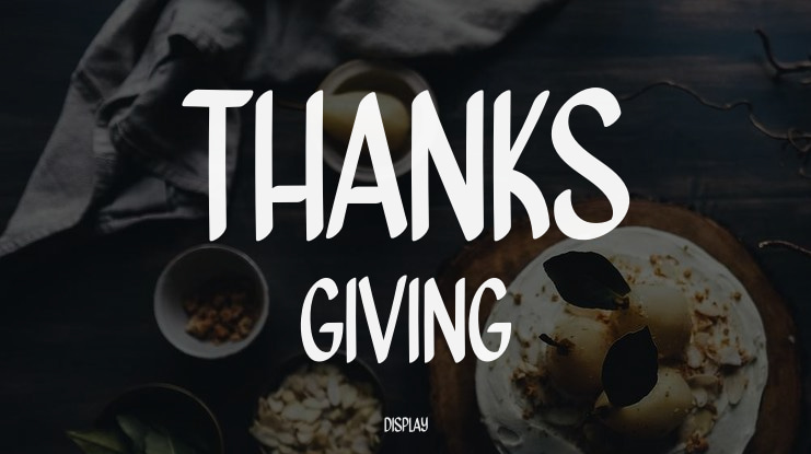Thanks Giving Font